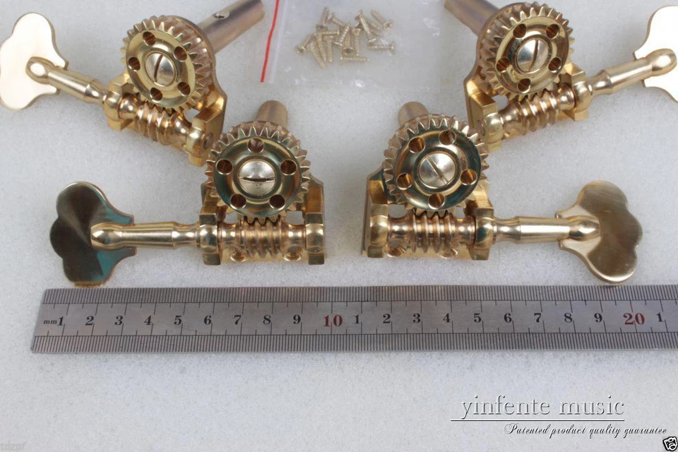 new 3/4 4/4 Upright Double Bass Peg Independent bass Peg Brass Top grade - Image 3 of 4