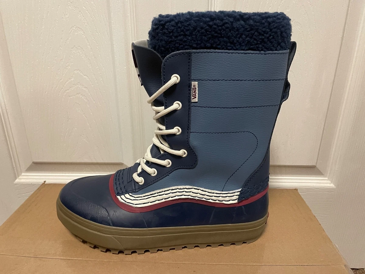 Vans Off The Wall Blue White Standard Snow Mite Waterproof Boots