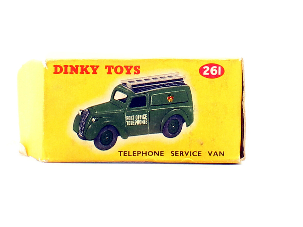 Jouet Ancien Dinky Toys - Fourgonnette Téléphone Morris GB Réf. 261 (56/61) - Occasion Bon état