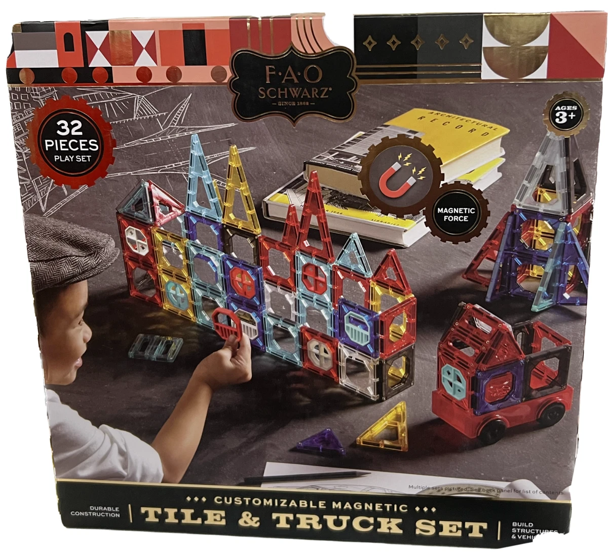 Fao schwarz magnetic sales building tiles
