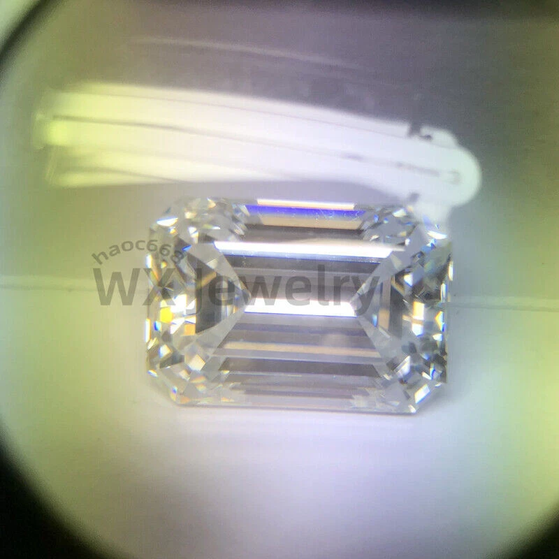 3x5~10x14mm Loose White Emerald Cut D Color VVS1 Moissanite With GRA certificate - Image 2 of 4
