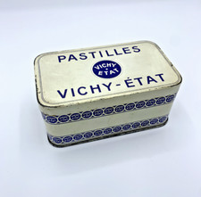 Ancienne boîte pastilles Vichy vintage en métal "Vichy état" retro
