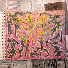 Drawing 11X14" Oil Pastel on Paper