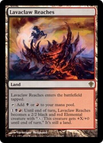 MTG - Lavaclaw Reaches - Foil - Worldwake - MP, English Magic FLAT RATE SHIP - Picture 1 of 1