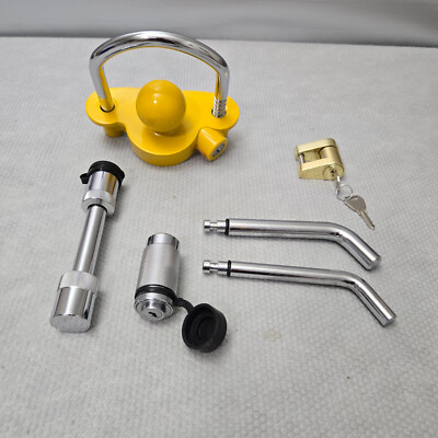Trailer Hitch Security Lock Set Share the Same 2 Keys