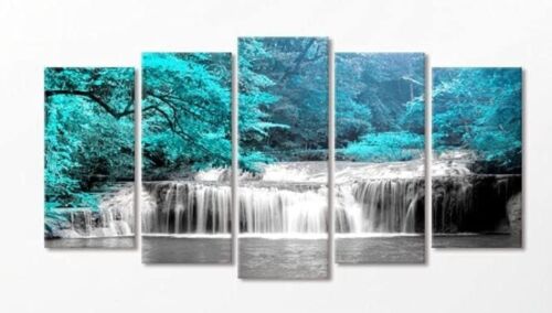 5Pcs Canvas Print Paintings Landscape Pictures Wall Art Modern Living Room Decor