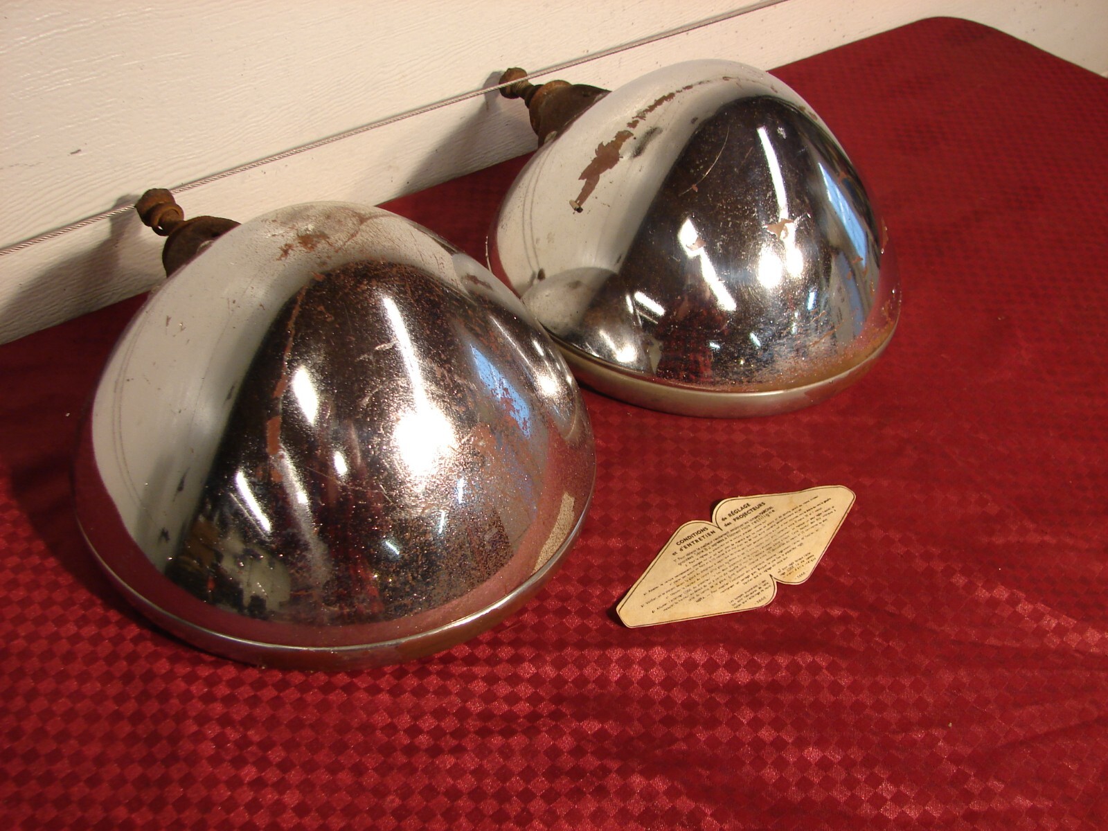 PRE WAR MARCHAL 8J 8 INCH HEADLIGHTS BUGATTI