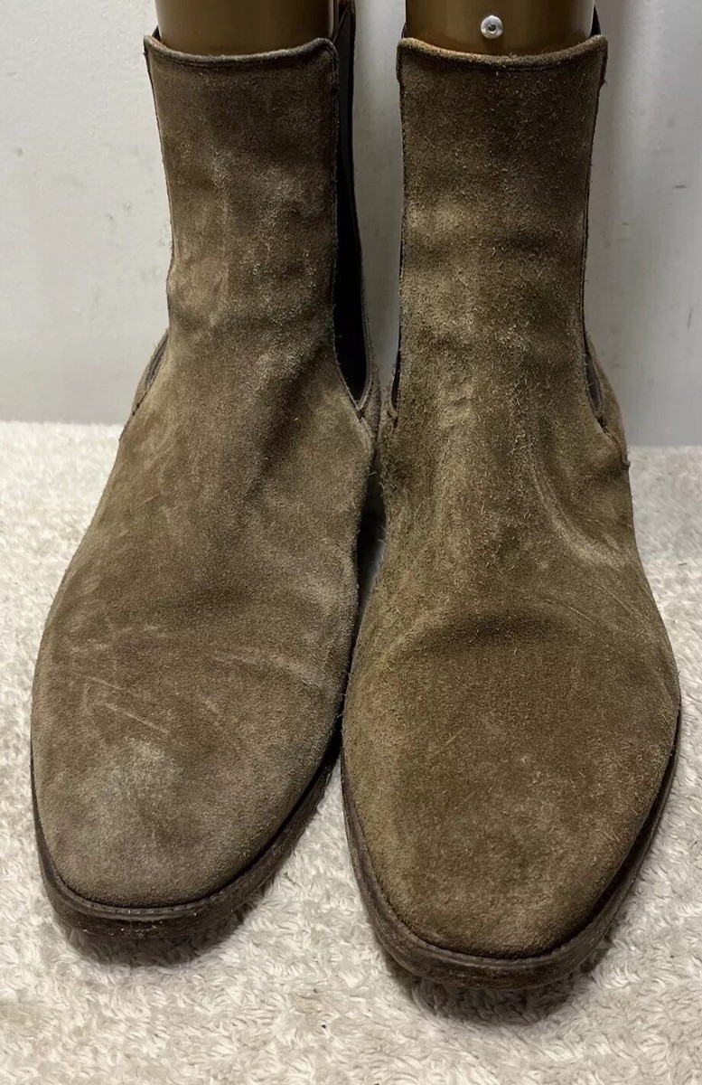 Oro Los Angeles suede crepe Chelsea Boots Size 9 Us 42 EU beige | eBay