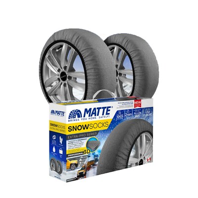 Matte Auto Tire Snow Socks Winter Car SUV Truck Textile Snow Chain Extra  Pro