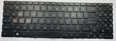 MSI Katana 15 B12VGK Keyboard RGB Backlit B12VFK B12VEK B13VFK B13VGK MS-1585 US