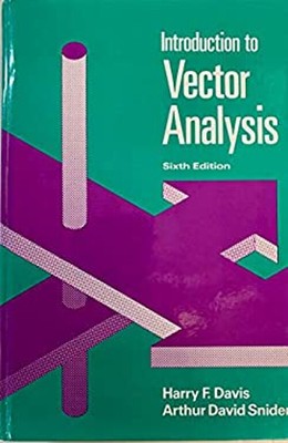 Introduction to Vector Analysis Hardcover Harry F., Snider, Arthu