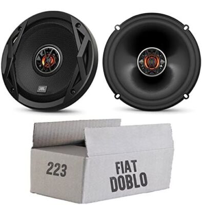 JBL Lautsprecher für Fiat Doblo 223 Front Türen 16cm Koax Einbauset Boxen 2-Wege