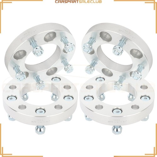 4 X 1" Inch 5x5 Wheel Spacers 1/2"x20 Studs For Jeep Wrangler Commander - Picture 4 of 11