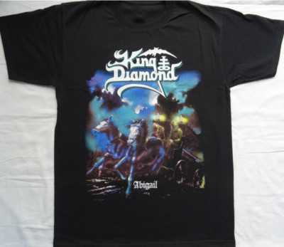 King Diamond t-shirt Abigail  Short Sleeve Cotton Black All Size T-Shirt