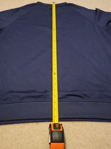 Footjoy FJ 1/4 Zip Pullover Golf Jacket Black Logo Long Sleeve Mock Neck XXL - Picture 8 of 9