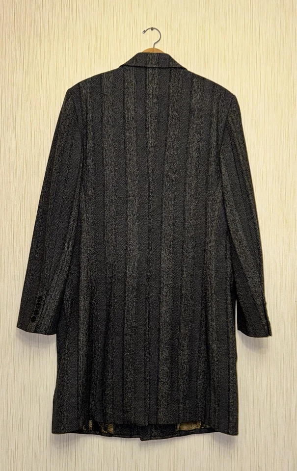 Roberto Cavalli Just cavalli Wool Coat Men’s Overcoat Size 50 - Image 4 of 4