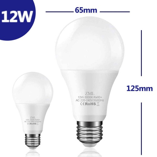 E27 LED Bulb Light Cool White 30W20W18W3W Incandescent Lamp 110V Warm White - Picture 17 of 21