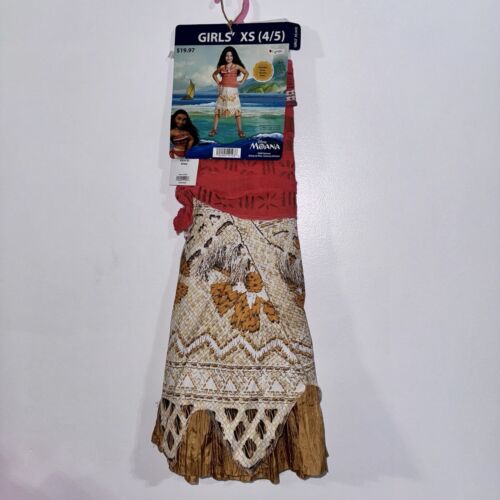 Disney MOANA Princess Dress Size 4/5~6/6X Costume/ Dress-up - Picture 7 of 9