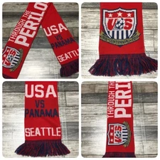 Ruff Neck USA Soccer Neck Scarf USA Vs Panama Red Blue