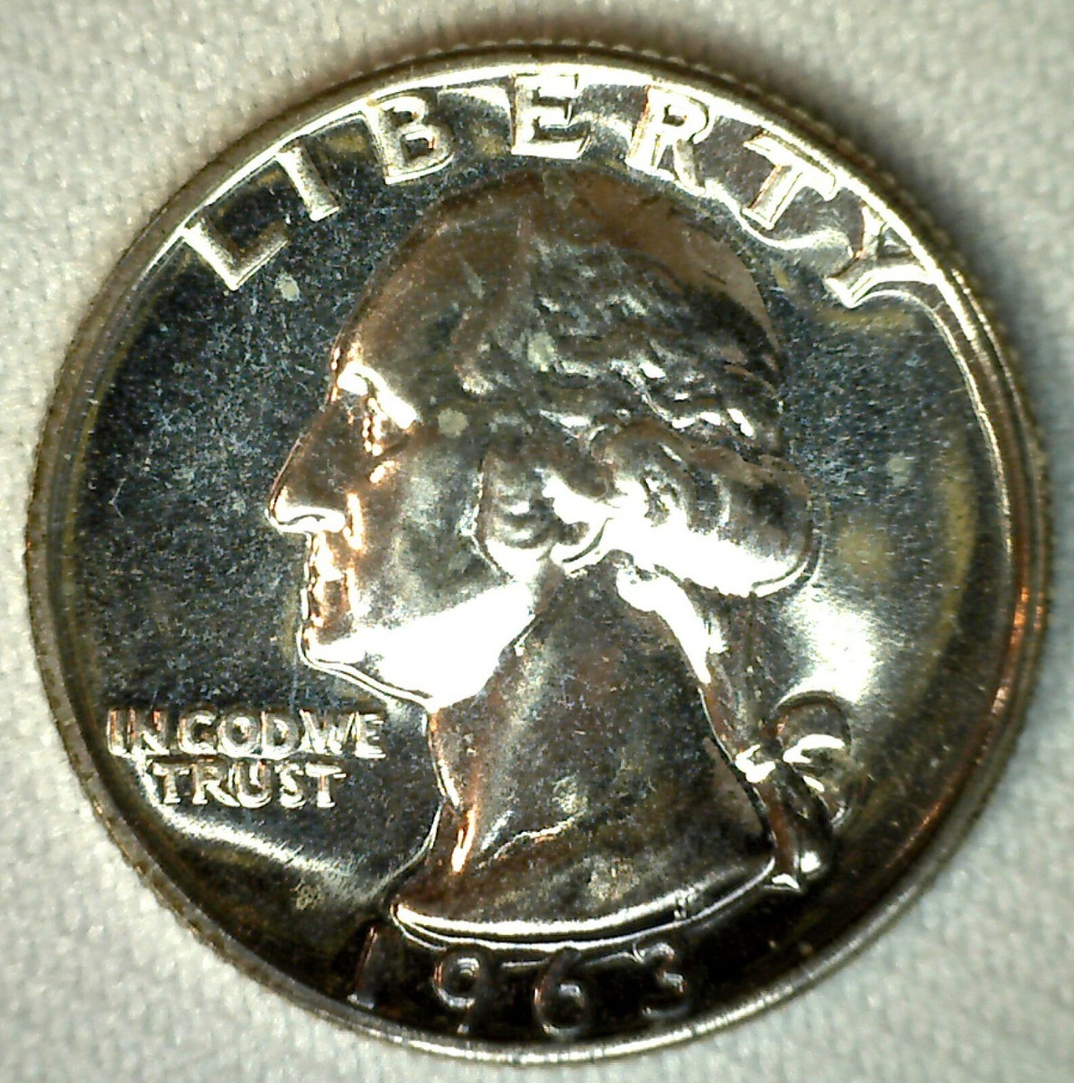 1963 Silver Proof US Washington Quarter 25 Cent Coin 25c | eBay