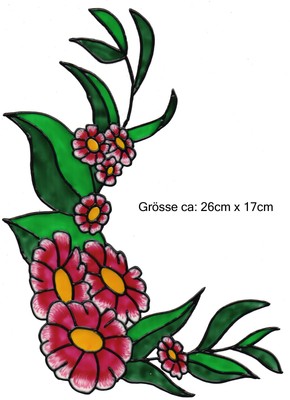 Fensterbild Window Color Bild Blumenecke 136 Fensterfolie Fenstersticker