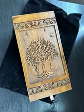 Handmade Rosewood Urn for Human Ashes | Tree of Life Wooden Urns Hand-Crafted