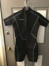 Seaskin Women's 3 mm Neoprene Shorty Wet suit Medium NEW