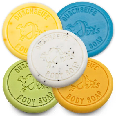 Ovis Duschseife Schafmilchseife | 5 Duftvarianten | festes Duschbad Duschgel