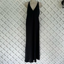 Frederick's of Hollywood Satin Long Slip Dress  Long Robe size Large