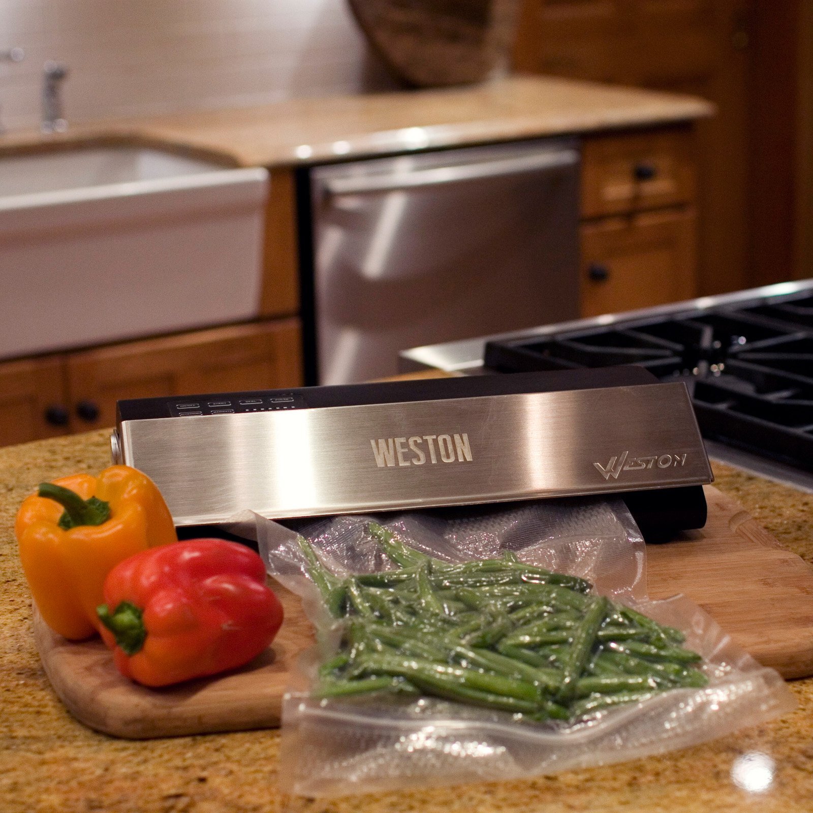 Weston 650501W Professional Advantage Vacuum Sealer, Stainless Steel