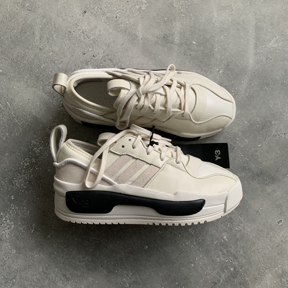 ADIDAS x YOHJI YAMAMOTO Y-3 RIVALRY WHITE SNEAKER SIZE US 10