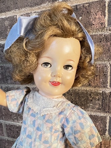 Vintage Shirley Temple Puppe ST-19-1 Ideal Doll Flirty Eyes Rollschuh Fun mke - Bild 3 von 11