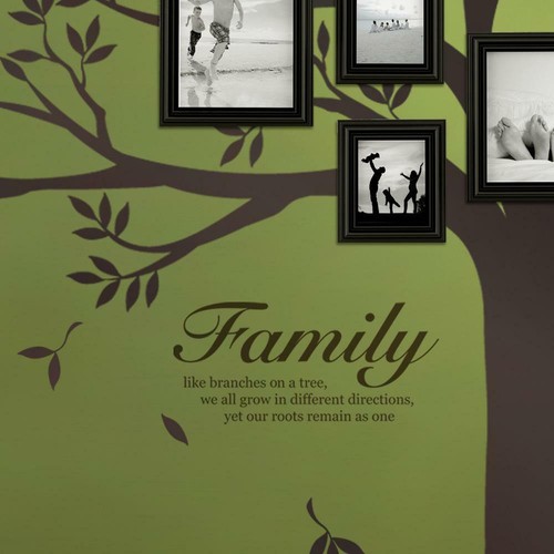 Family Like Branches on a Tree - Quote Lettering Wall Decal - Picture 2 of 7
