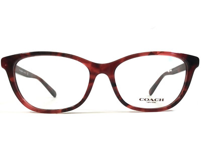 Coach Brillenfassung HC6180 5658 Milky Wine Schildpatt Gold Rot 54-16-140