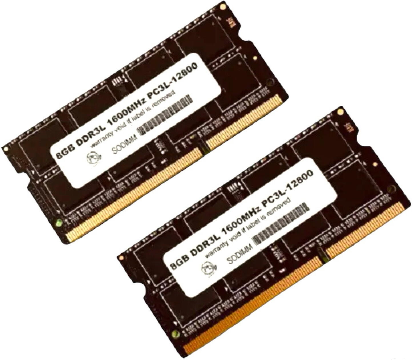 Mémoire RAM DDR3L 16GB (2x8GB) 1600MHz Pour Portable - SODIMM - Occasion Fonctionnelle