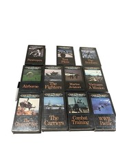 The Air Combat Video Collection - 11 sealed  1991 VHS Tapes Vintage WWII