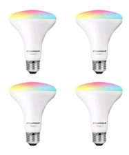 SYLVANIA Wifi LED Smart Bulbs, Full Color And Tunable White 4 Pack