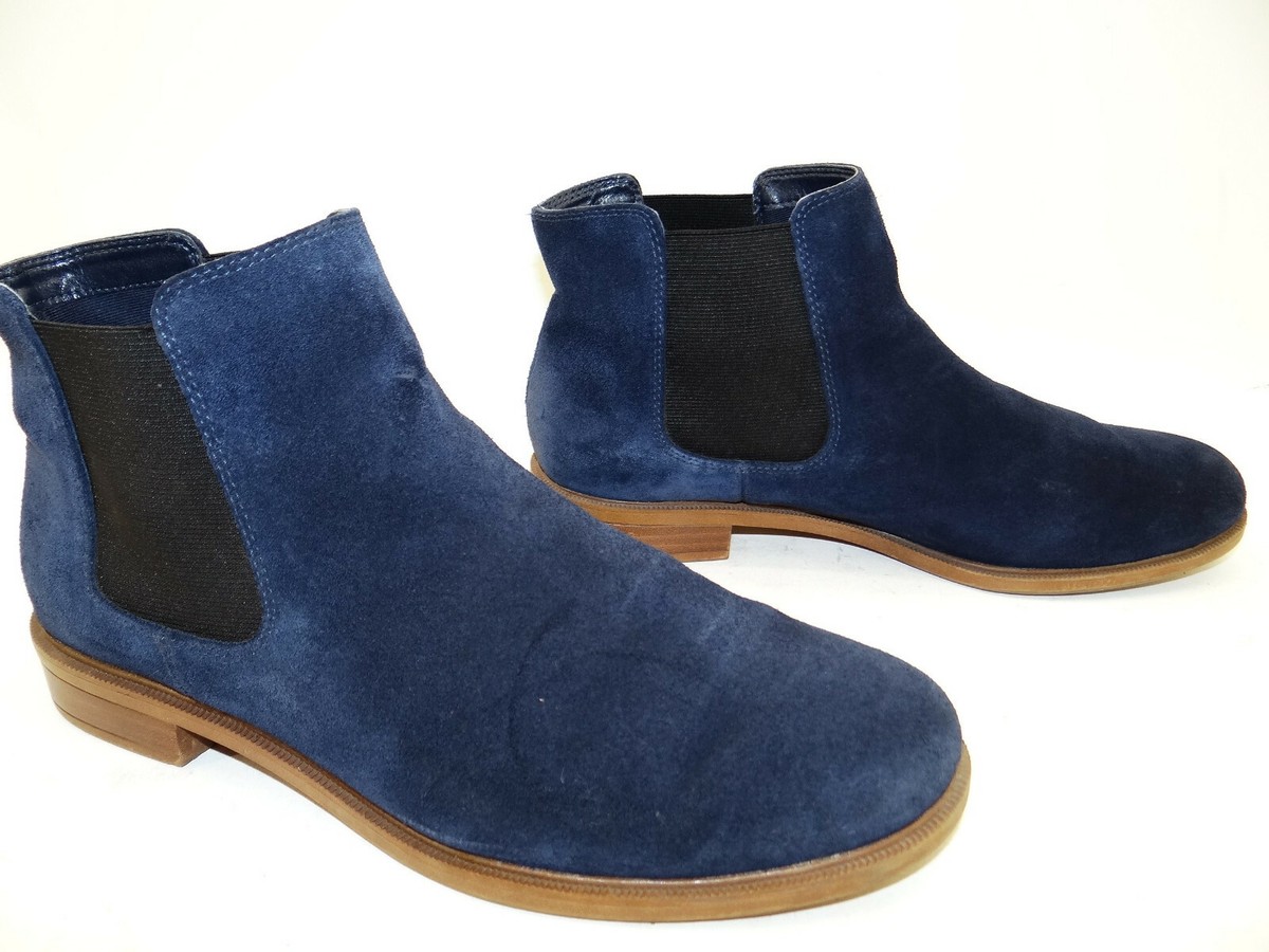 Clarks Schuhe Clarks Stiefeletten Blau Clarks Schuhe Chelsea Boots