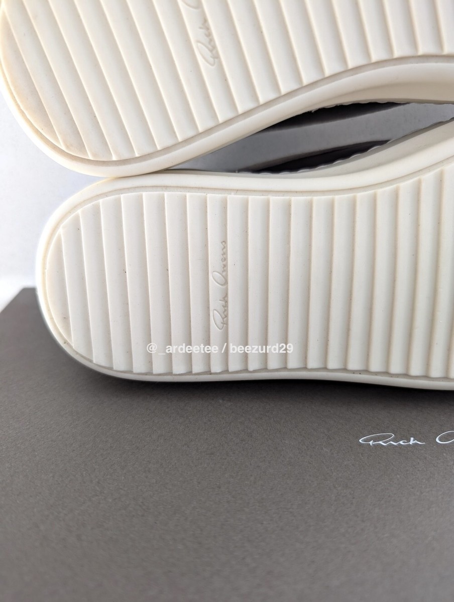 NEW* RICK OWENS LEATHER VINTAGE SNEAKS VANS SNEAKERS FW23 NEW* RICK OWENS LEATHER VINTAGE SNEAKS VANS SNEAKERS FW23