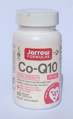 JARROW FORMULAS CO-Q10, 200 MG, 60 VEGETARISCHE KAPSELN