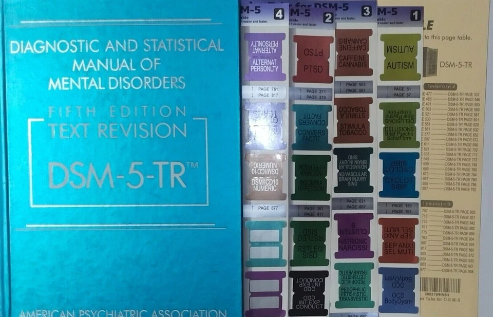 Diagnostic and Statistical Manual of Mental (Hardcover) DSM 5 TR + tab New Stock