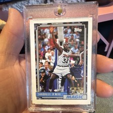 Topps 1992-93 Shaquille O'Neal #362 Rookie Orlando Magic NBA Basketball Card