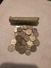 1961 Roll Of Roosevelt Dimes P And D mints