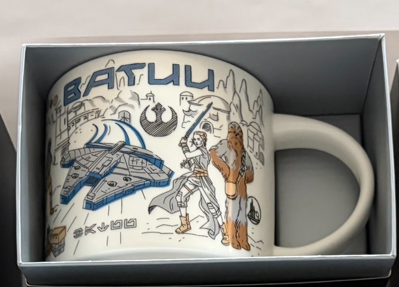 レア STARBUCKS STAR WARS DISCOVERY SERIES RARE! Starbucks Star Wars Disney Discovery Series 16 oz Coffee/Tea Mug