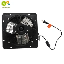 Wall Mounted Low Noise With Switch+Insect Mesh 980 CFM Shutter Exhaust Fan 10"