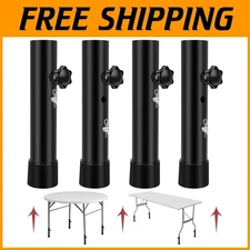 Raise Table Height with Leg Extenders - 3.6in | 5.2in