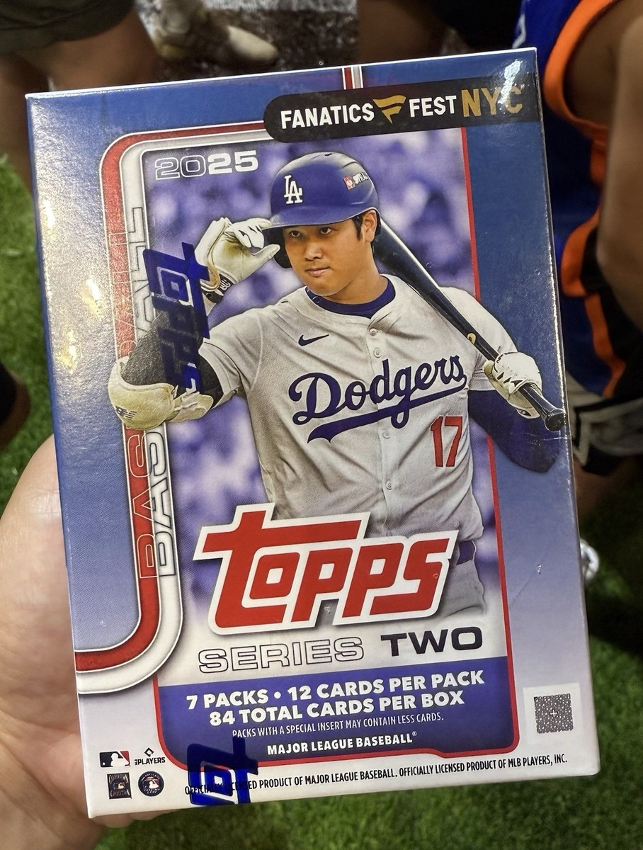 2025 Topps Series 2 Baseball FANATICS FEST NYC Exclusive Blaster