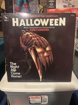 John Carpenter 1983 Halloween Original Soundtrack LP Motion Picture Damaged