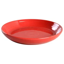 Fiesta® Durable Ceramic Lead-Free Luncheon Bowl Plate, Red, 8.5"