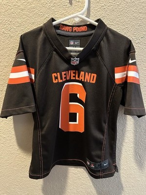 Cleveland Browns NFL Nike Jersey #6 Baker Mayfield Dog Pound Youth Medium